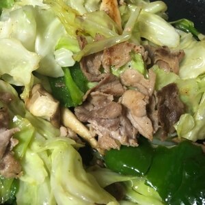 醤油ベースの肉野菜炒め＋＋